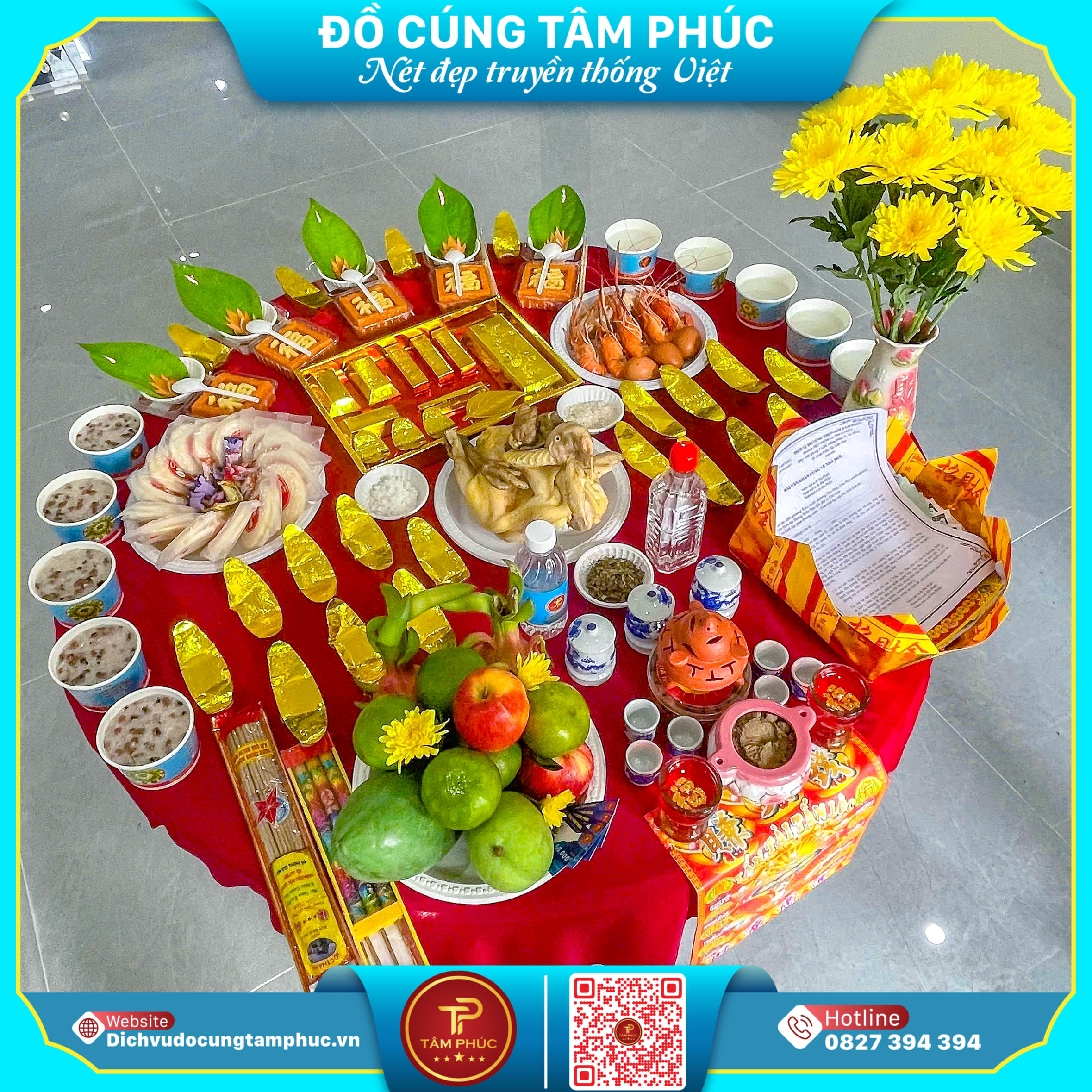 Mâm Cúng Vào Nhà Mới Trọn Gói Tại Cần Thơ Đầy Đủ, Chuẩn Phong Tục